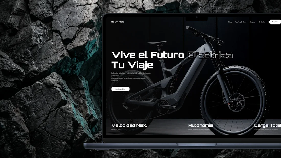 Landing page para campaña de bicicletas eléctricas en Montería