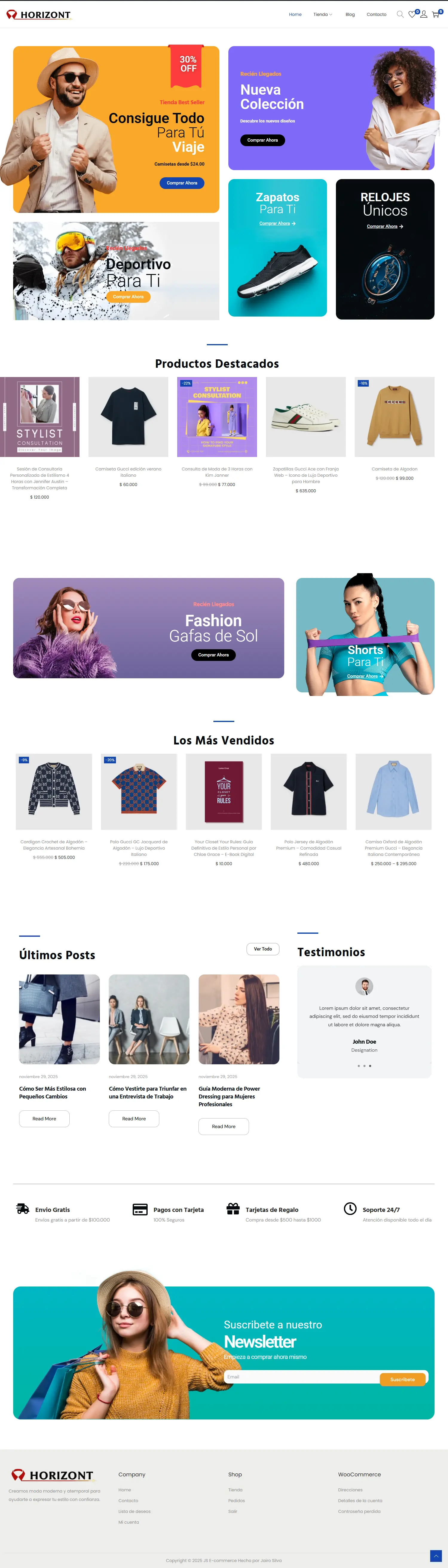 Tienda online de moda - Concepto E-commerce Montería